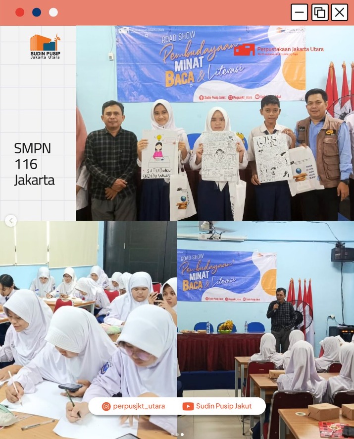 Roadshow Workshop Pembudayaan Minat Baca Dan Literasi